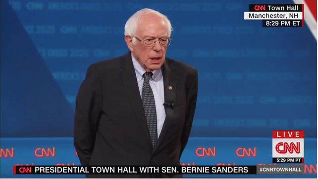 Bernie Sanders: ‘I don’t want to commit’ to having a minority or female vice president