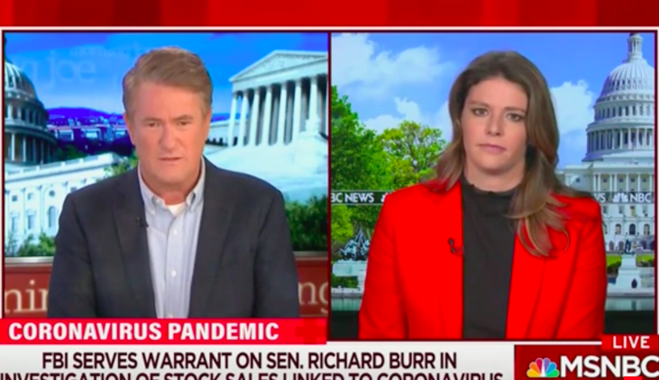 Joe Scarborough wonders: Did FBI seize Richard Burr’s phone because Trump ‘doesn’t like’ him?