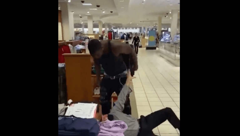 Macy’s says black man who punched white employee was ‘unprovoked’