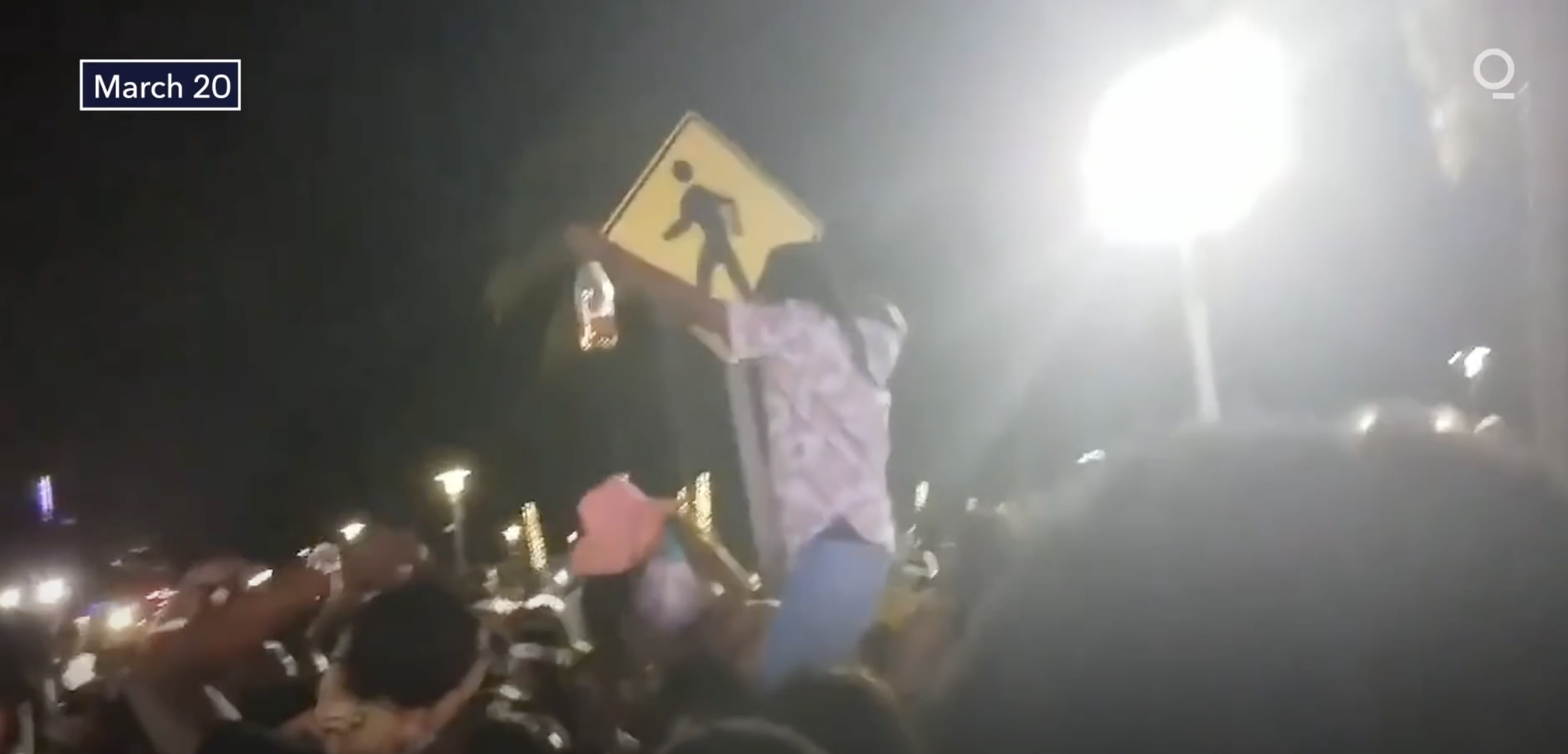 SWAT teams and pepper spray balls deployed in Miami Beach to enforce curfew stemming from COVID concerns