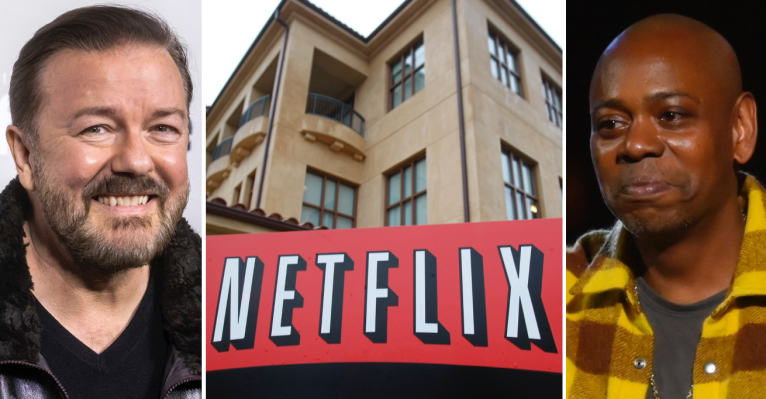 Netflix CEO defends free speech amid attacks on Ricky Gervais and Dave Chappelle