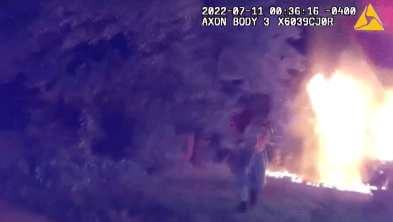 WATCH: New body cam video shows rescue of children from burning home
