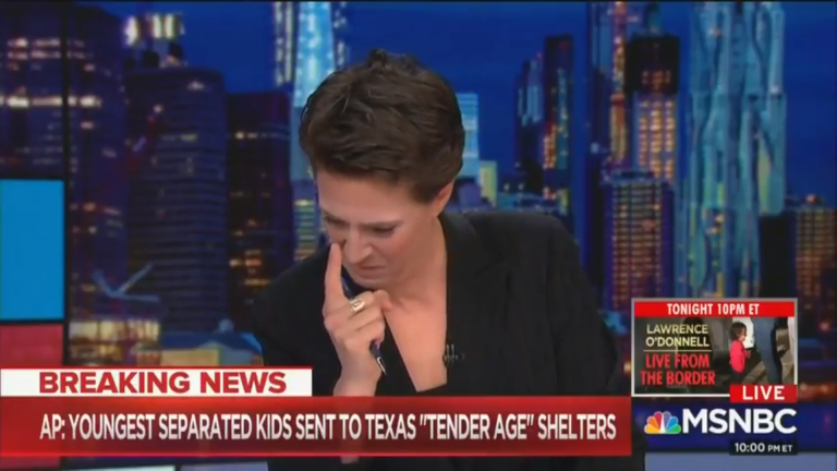 Rachel Maddow breaks down in tears over report of immigrant babies being separated from parents: WATCH