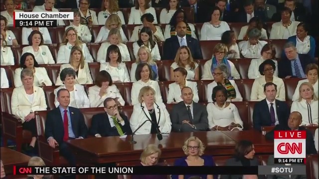 WATCH: Democrats sit as Trump touts strong economy during State of the Union address