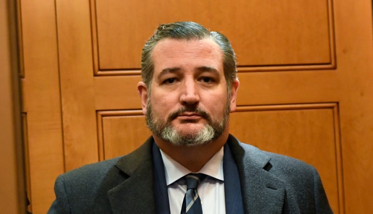 Sen. Ted Cruz, R-Texas, stands in an elevator on Capitol Hill in Washington, Wednesday, Feb. 5, 2020.