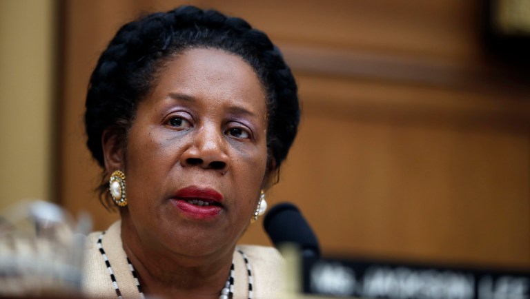 Ranking Member Rep. Sheila Jackson Lee, D-Texas, speaks during a hearing of the House Judiciary subcommittee on Crime, Terrorism, Homeland Security, and Investigations, on Capitol Hill, in Washington, Tuesday, April 4, 2017. 