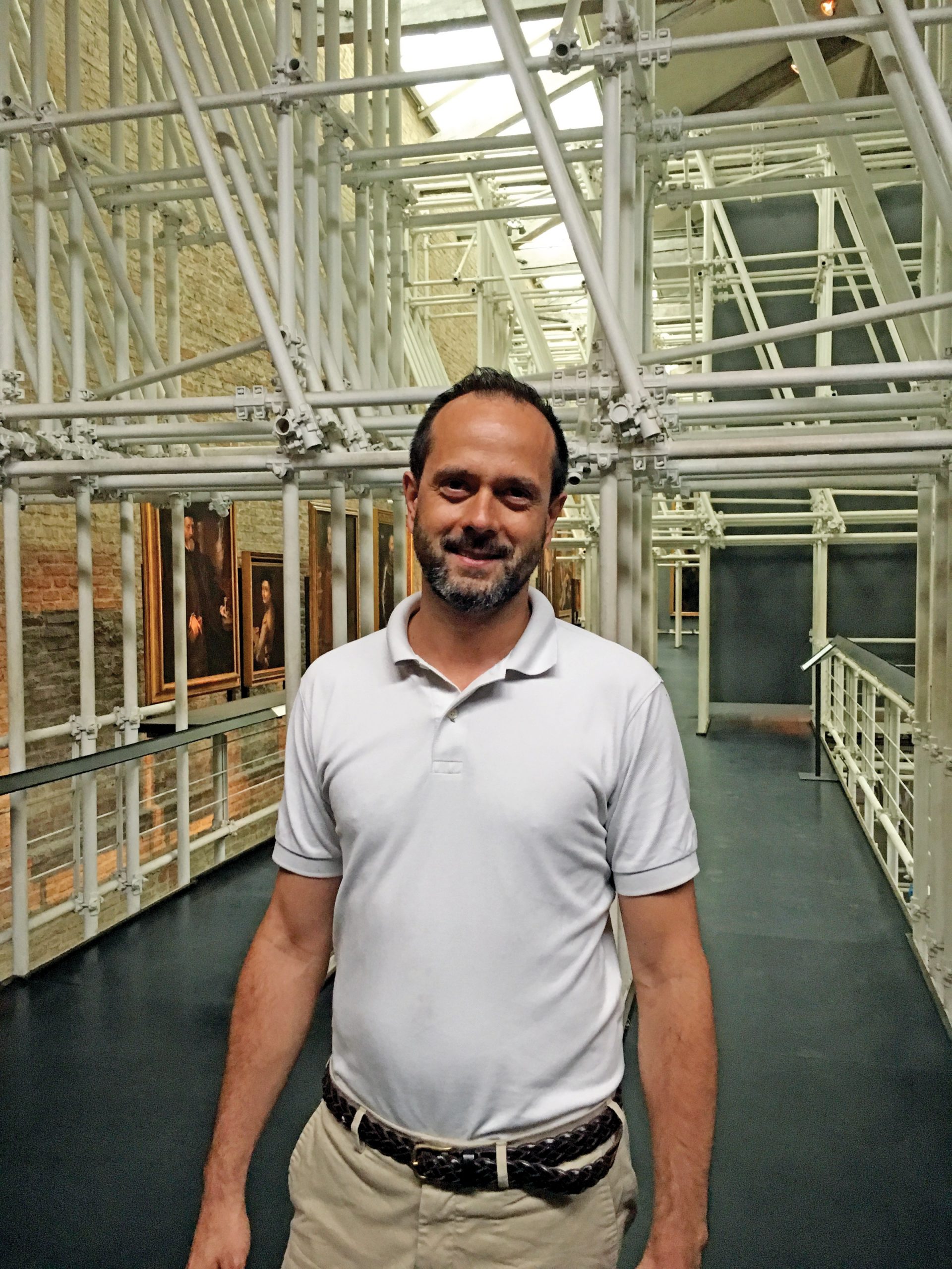 Simone Verde, director of the Pilotta museum complex, Parma, Italy