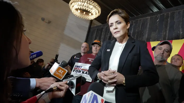 WATCH: Kari Lake shames media for asking about Katie Hobbs HQ break-in