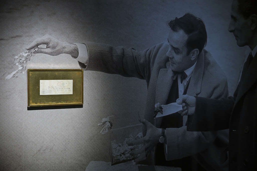 Picture that: ‘Invisible art’ receipt auctioned for nearly $1.2 million