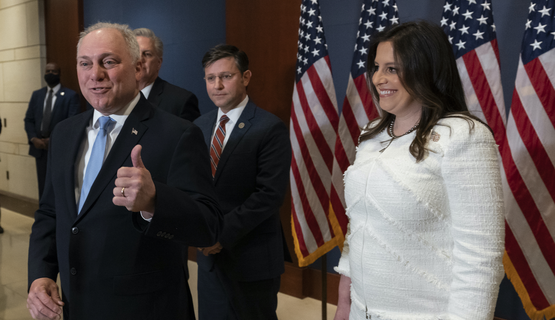 Elise Stefanik, Kevin McCarthy, Gary Palmer, Steve Scalise, Mike Johnson
