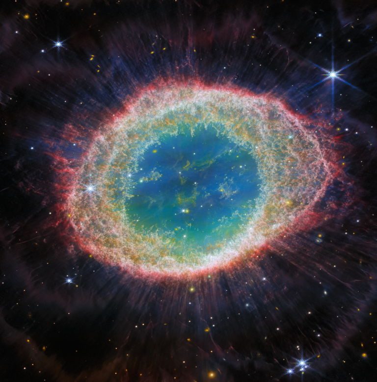 NASAâs James Webb Space Telescope showing the Ring Nebula.