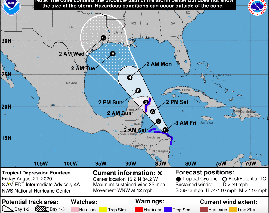 Tropical Depression Fourteen