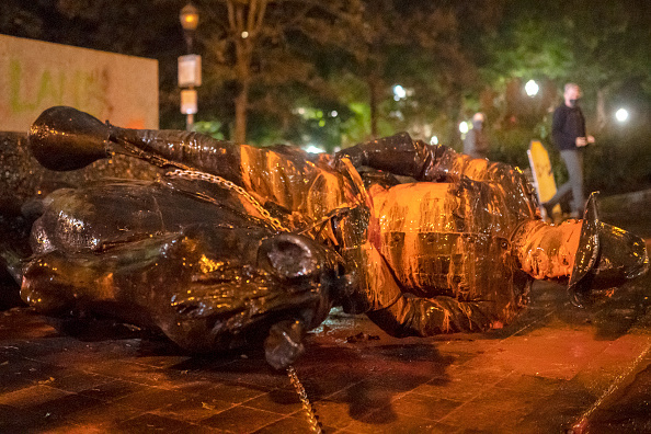 Destroyed Portland statues of founding fathers should not be returned over concerns of racism: Commission