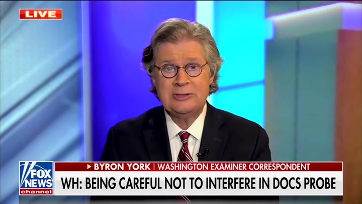 WATCH: Byron York says it’s ‘baffling’ FBI isn’t involved in Biden documents case