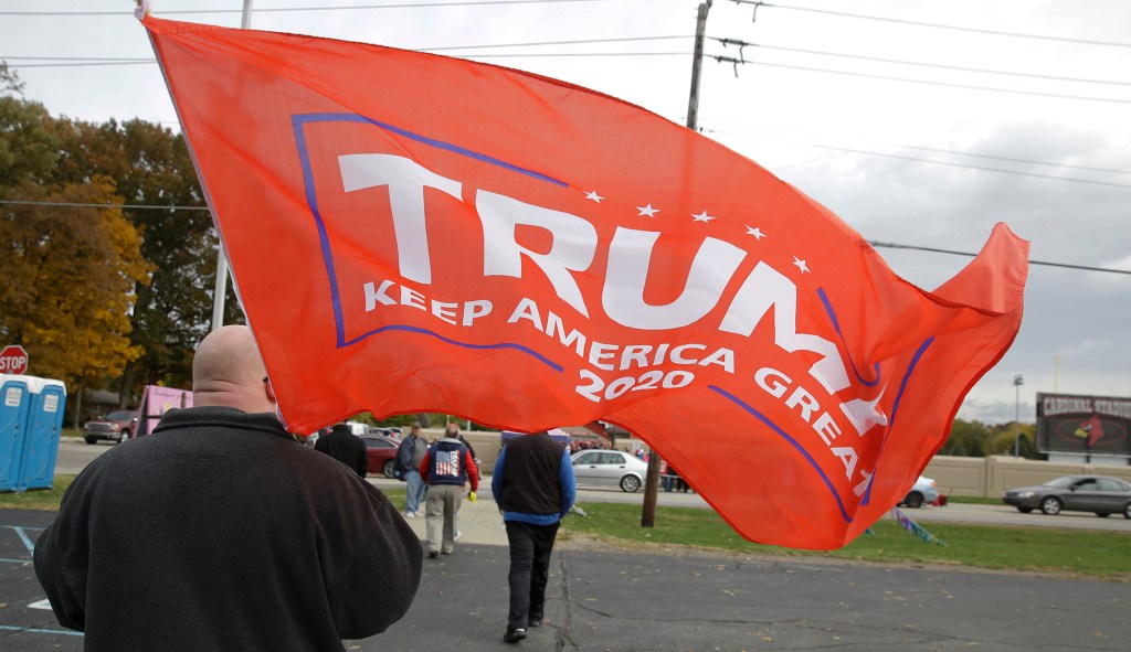 ‘Callous act’: Police in Ohio investigating Trump flag arson