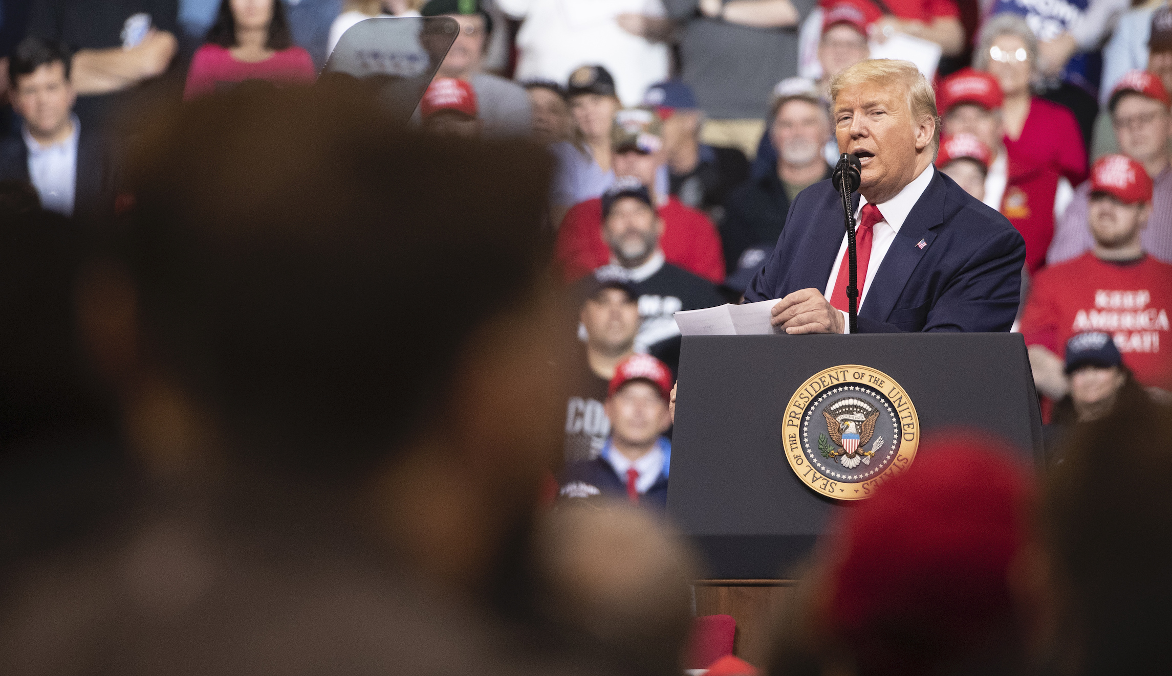 Trump unsure of weakest Democrat, but supporters say Biden and Warren easiest to beat