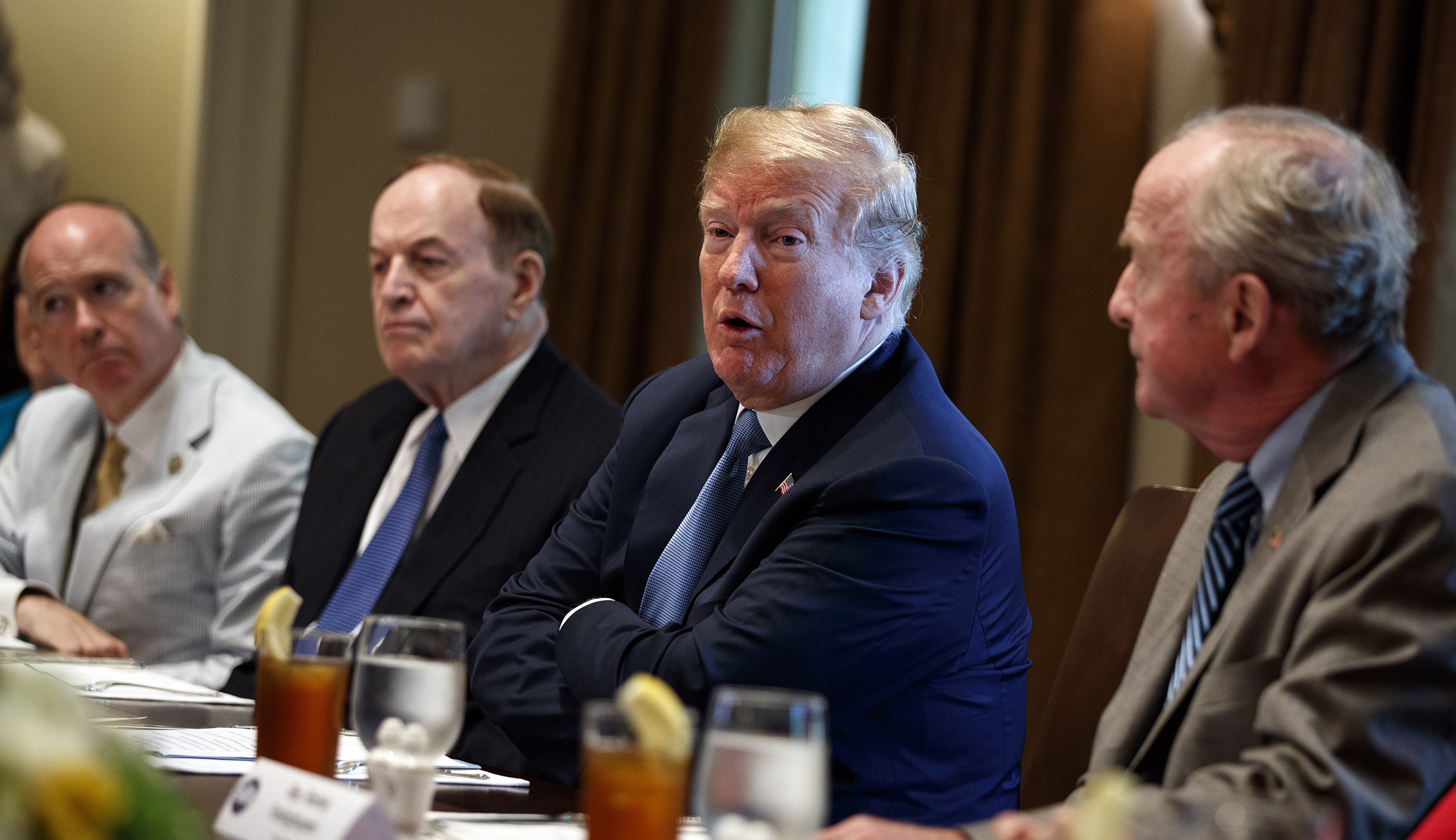 Trump calls for border wall funding in meeting with congressional appropriators
