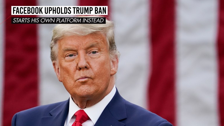 Trump’s political future could be hurt by Facebook ban