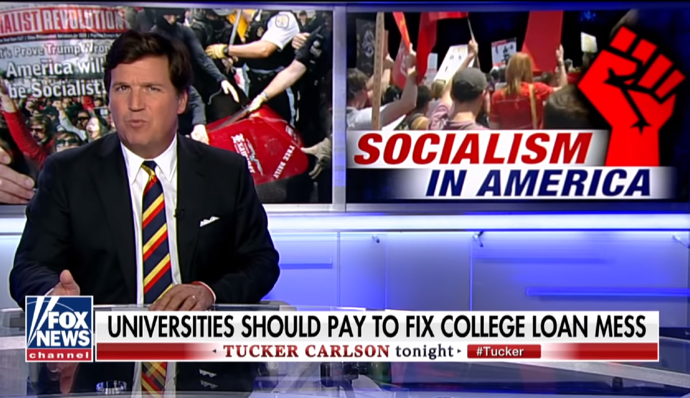 Tucker Carlson wants Harvard to pay off your student loan