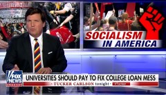 Tucker Carlson wants Harvard to pay off your student loan