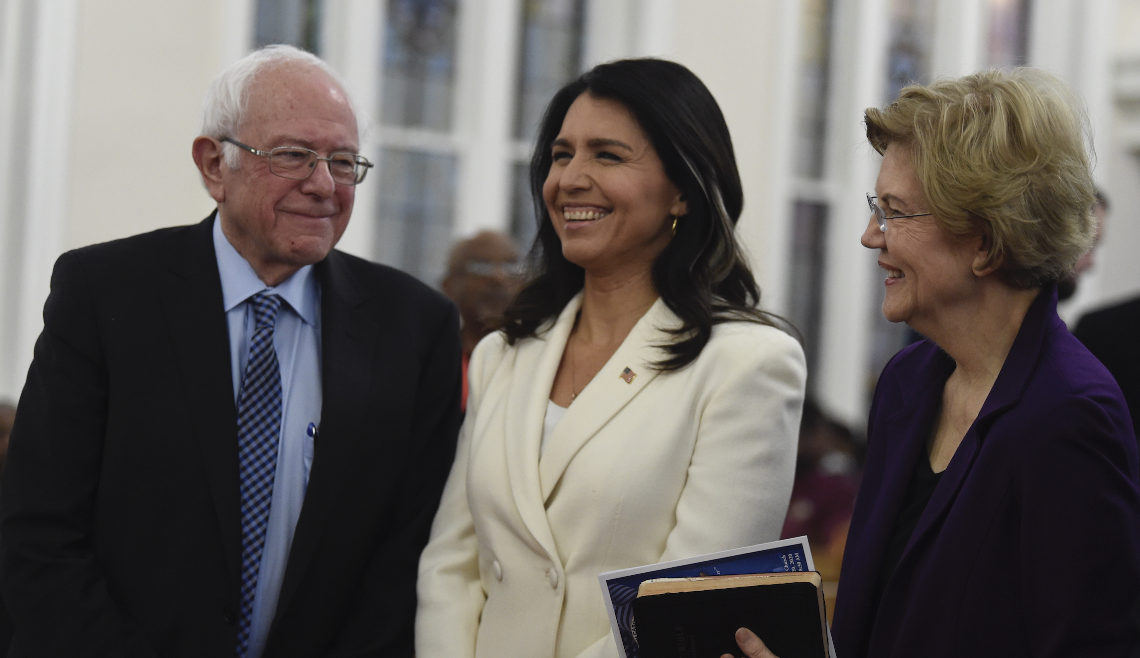 Anti-establishment voters find bigger hero in Tulsi Gabbard than Bernie Sanders