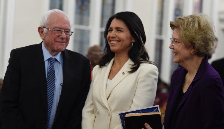 Anti-establishment voters find bigger hero in Tulsi Gabbard than Bernie Sanders