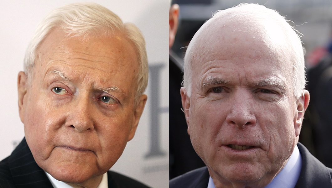 Orrin Hatch apologizes to John McCain for funeral remark