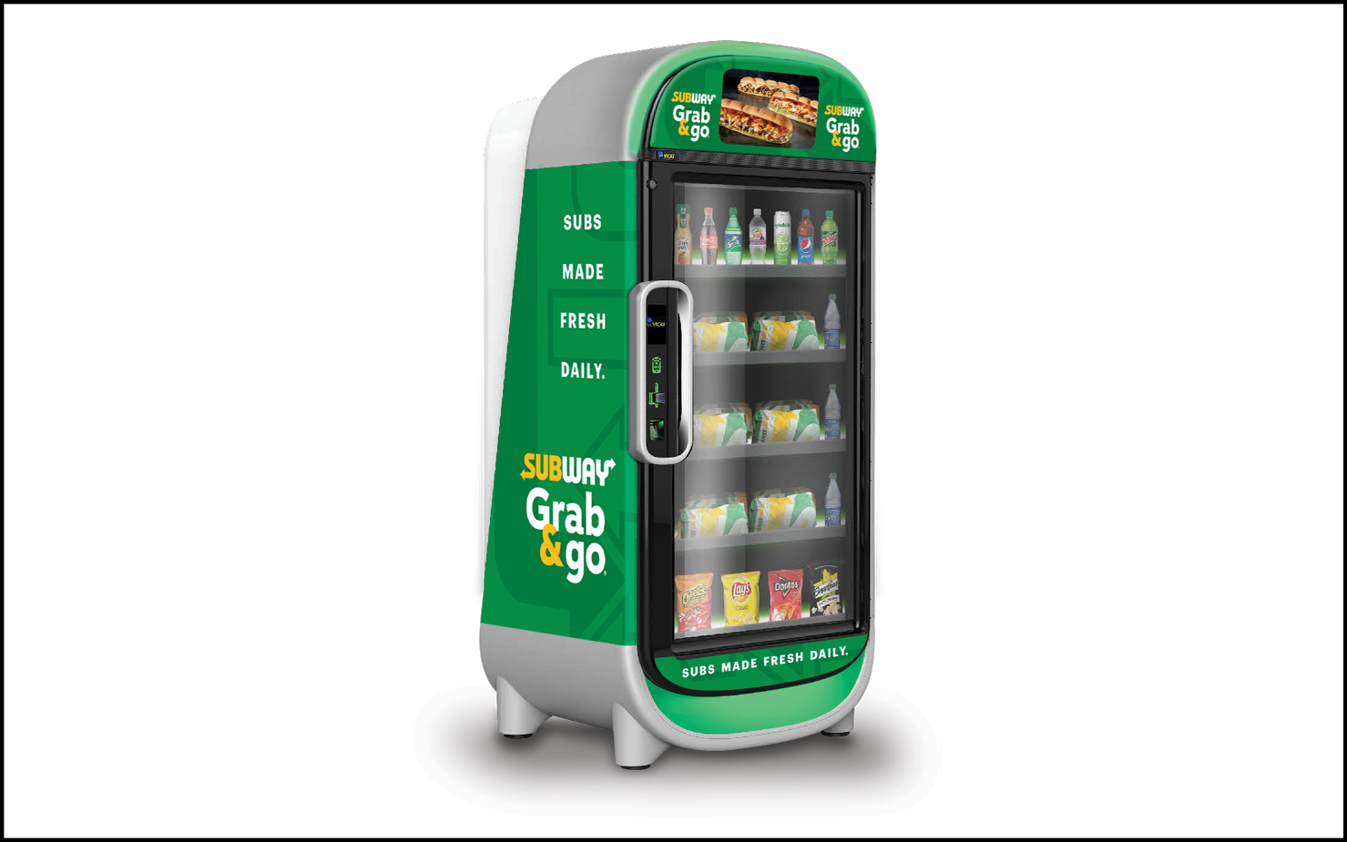 Subway Grab & Go smart fridge vending machine