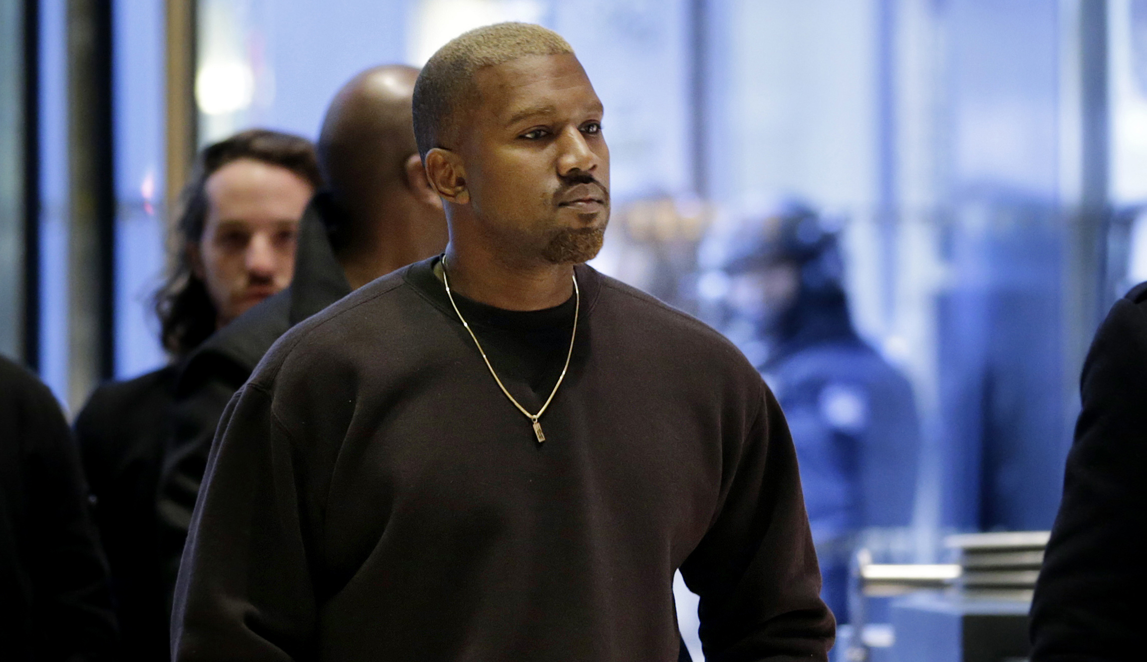 Kanye West escorted out of Skechers headquarters