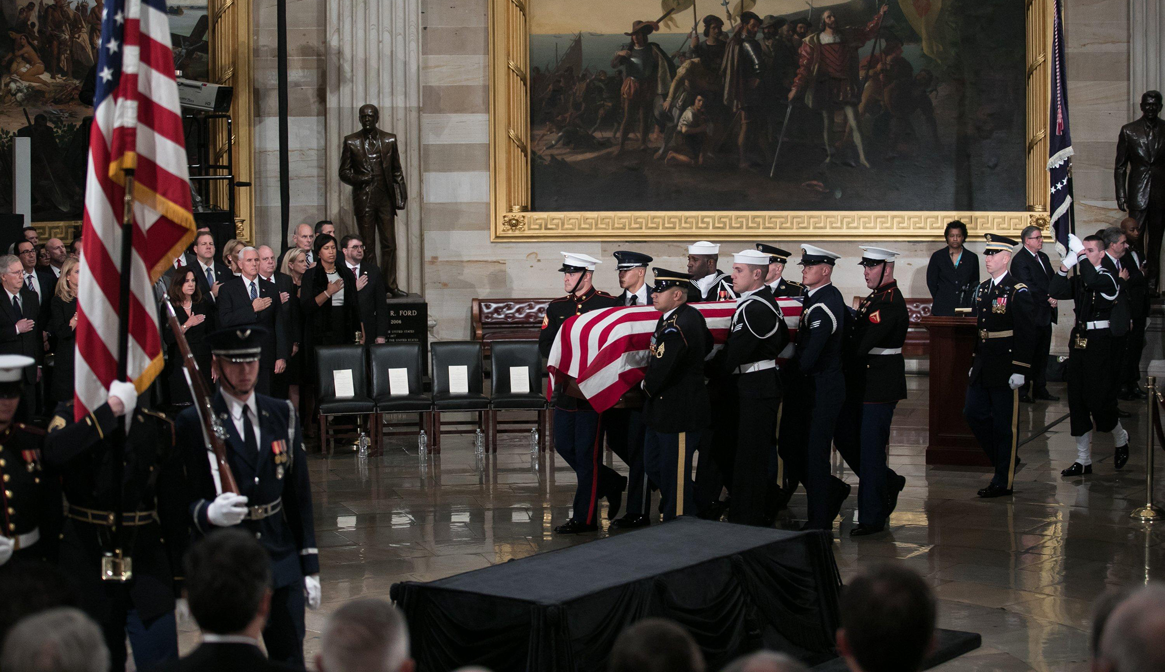 George H.W. Bush remembered in Washington