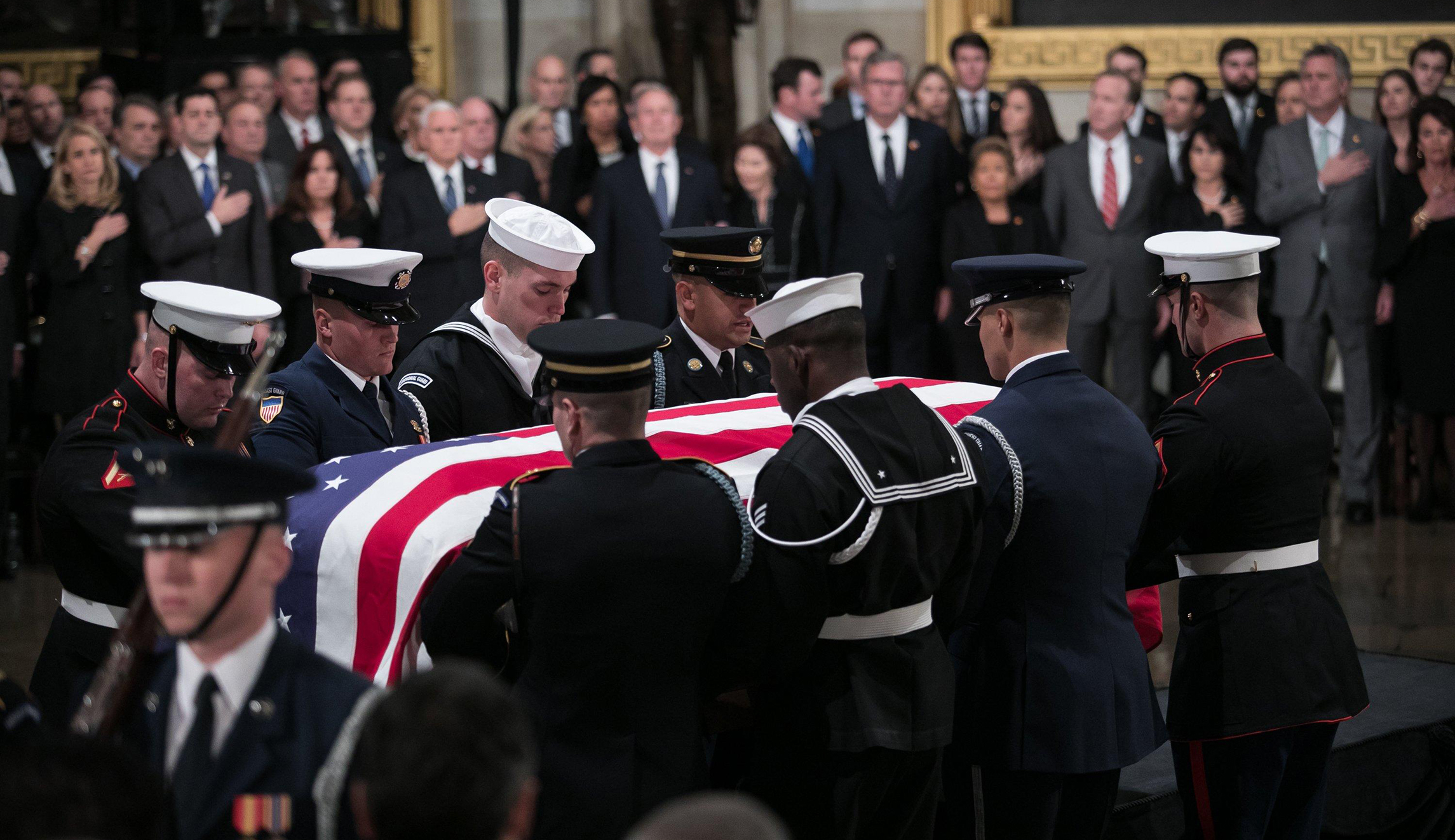 George H.W. Bush remembered in Washington