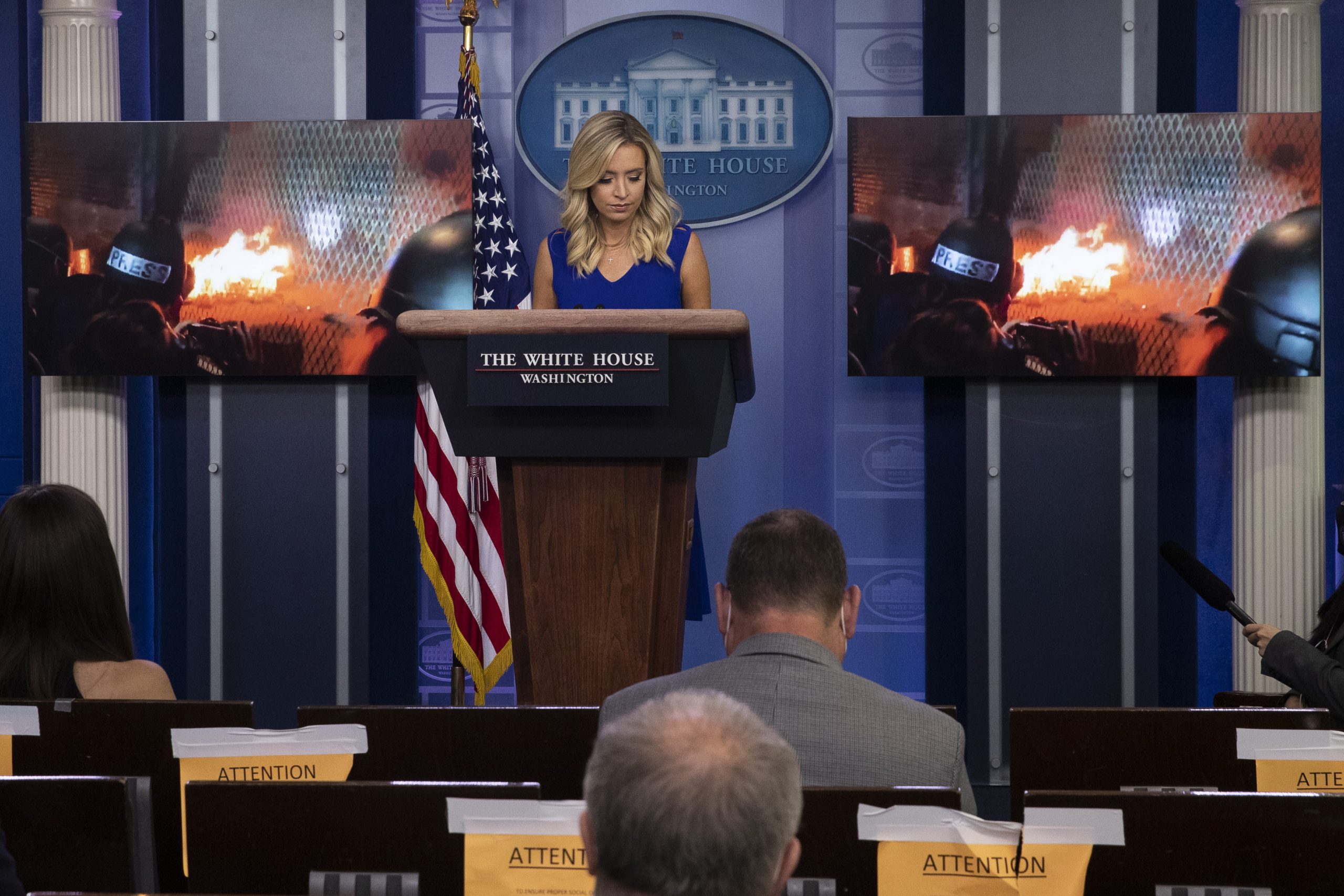 Graphic video of Portland riots prompts Fox to cut away from White House briefing