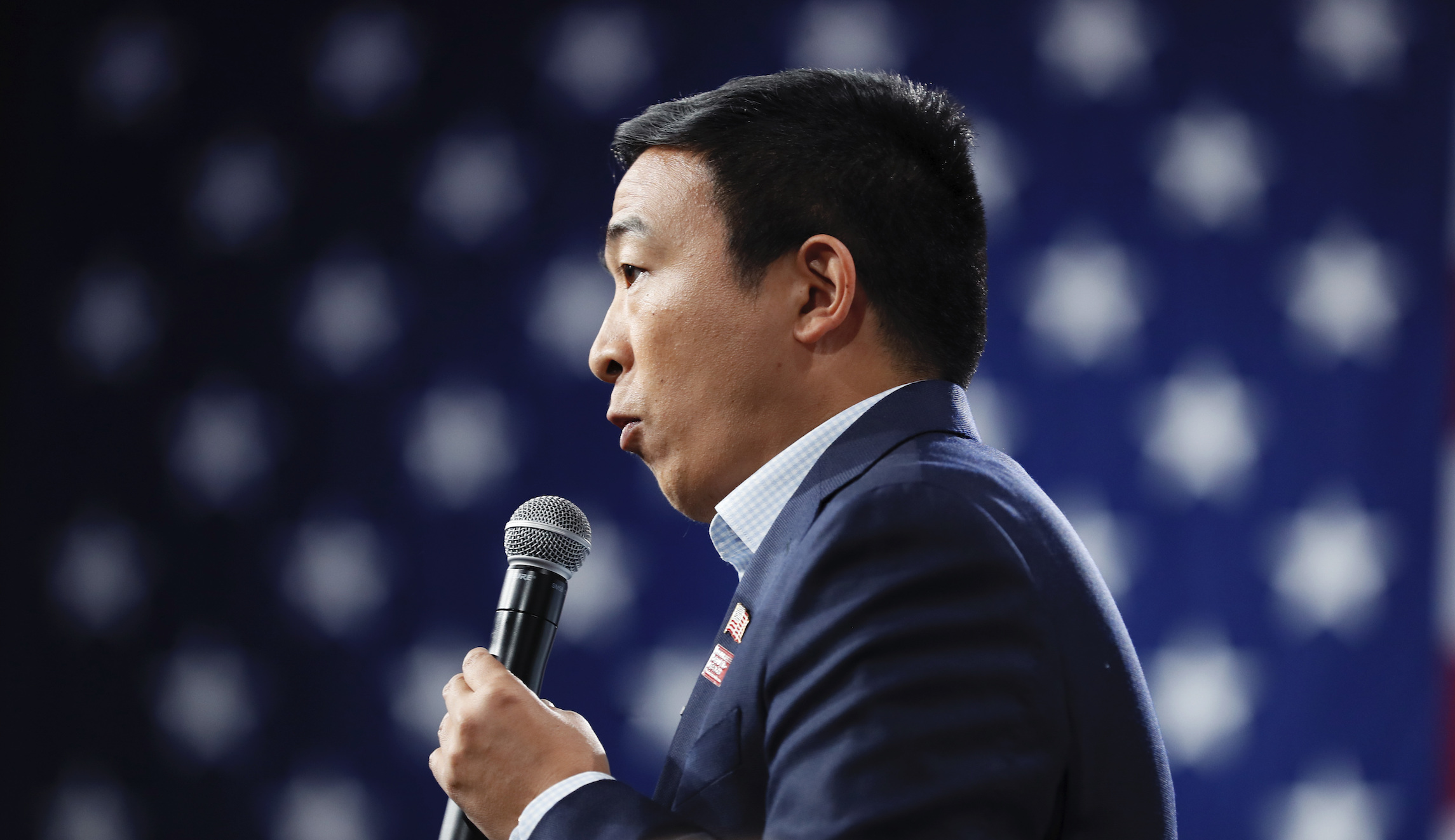 Andrew Yang announces $120,000 giveaway on debate stage