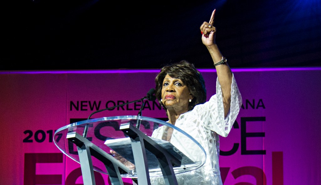 Maxine Waters: Mike Pence is planning his inauguration