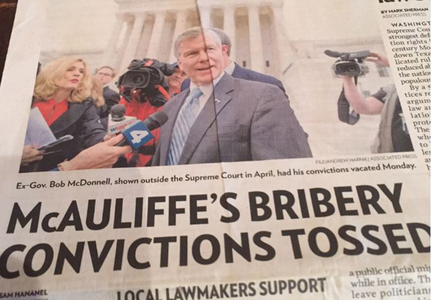 Va. newspaper issues apology after major front-page mistake