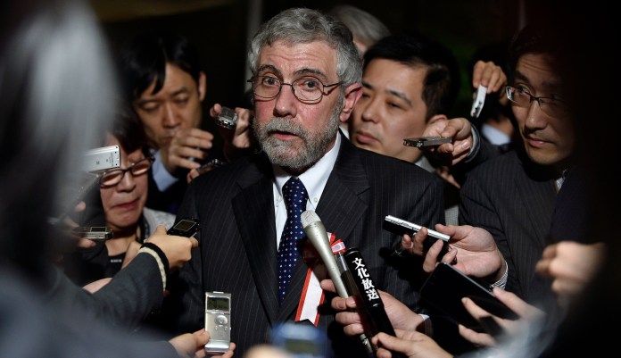 "The sad content of modern Republican character is a symptom of the corruption and hypocrisy that has afflicted half of our body politic &mdash; a sickness of the soul that manifests itself in personal behavior as well as policy," Paul Krugman writes, adding, "The modern G.O.P. is â¦ a party built around bad faith." (Franck Robichon/Pool Photo via AP)