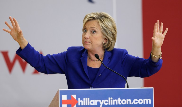 As president, Clinton says she would attempt to cut interest rates on student loans, citing concerns that the federal government earns a profit off student loans. (AP Photo/Charlie Neibergall, File)