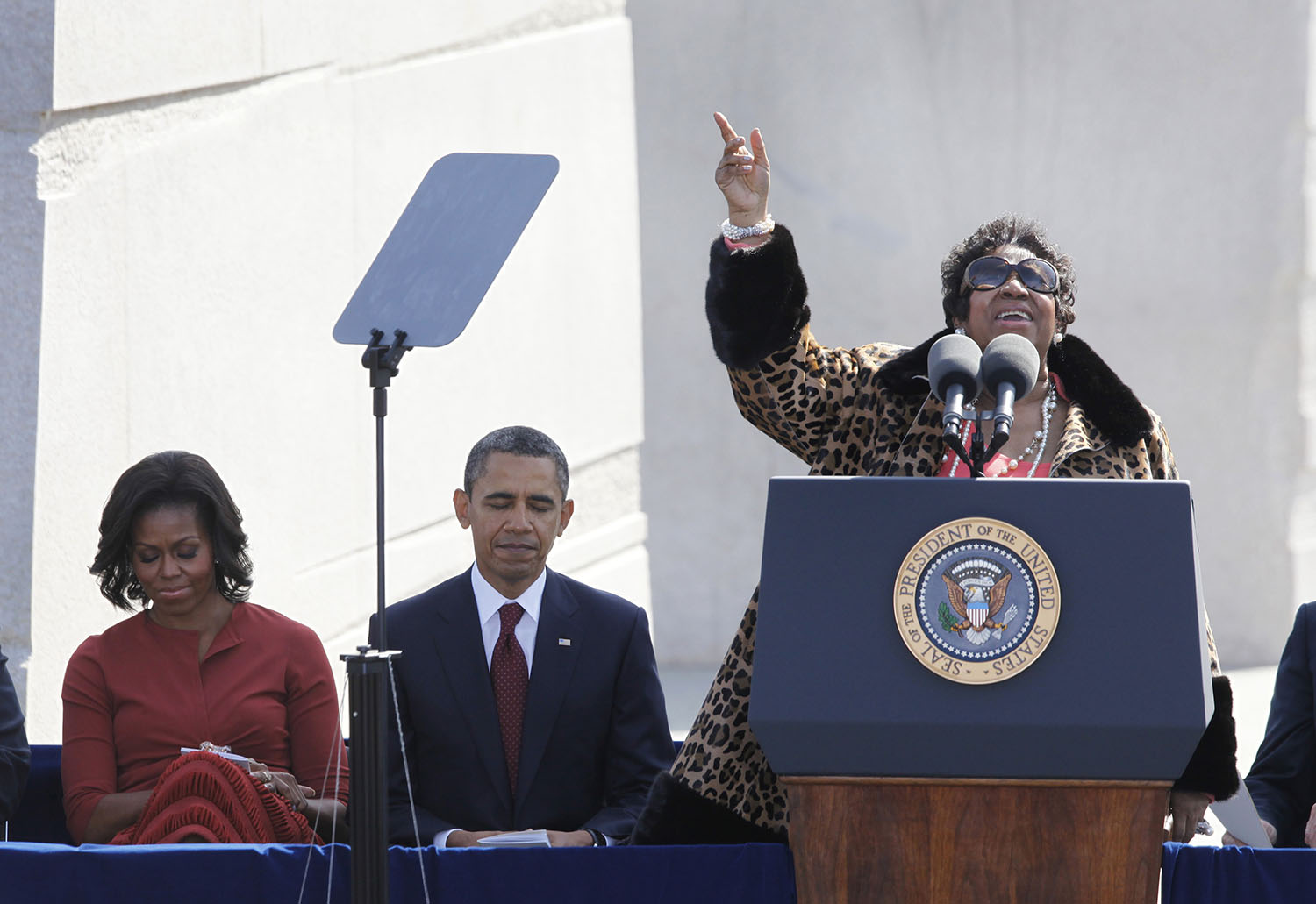Obama: ‘American history wells up when Aretha sings’