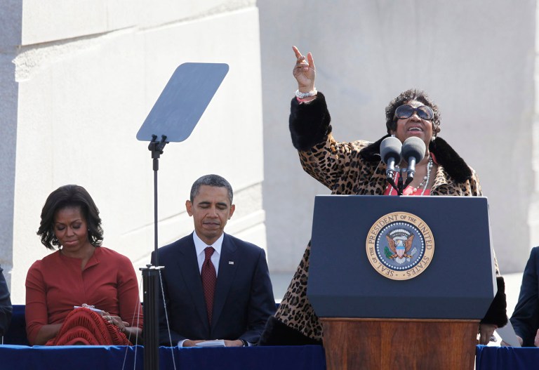 "Nobody embodies more fully the connection between the African-American spiritual, the blues, R&B, rock and roll -- the way that hardship and sorrow were transformed into something full of beauty and vitality and hope," Obama said of his admiration of Franklin.