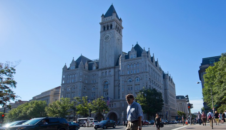 More than a dozen activists from NARAL Pro-Choice America protested Supreme Court Justice Neil Gorsuch's planned Thursday speech at the Trump Hotel in Washington, D.C. (AP Photo/Pablo Martinez Monsivais, File)