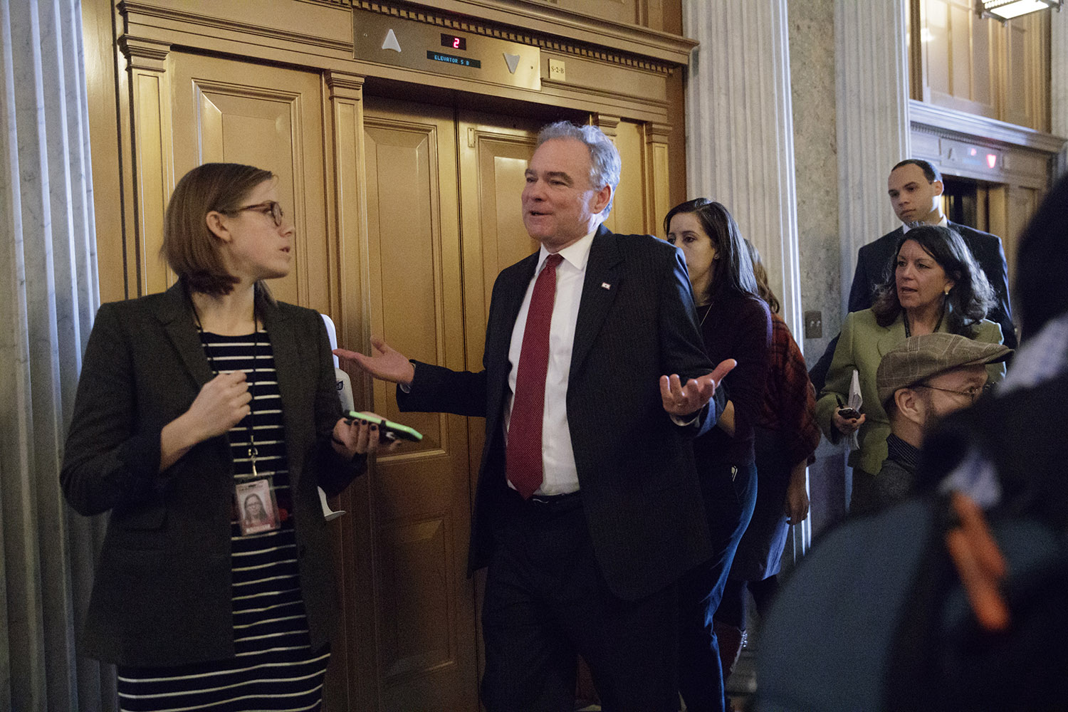 American stepdad Tim Kaine breaks his word on filibustering Supreme Court nominees