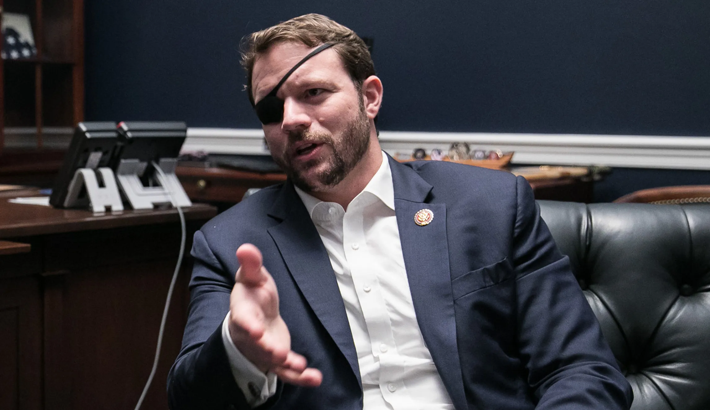 Dan Crenshaw is pictured.