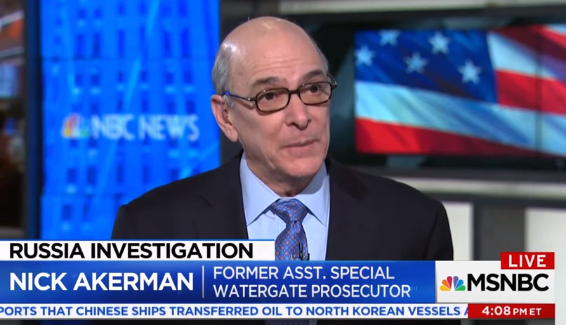 Former Watergate prosecutor: The ‘big enchilada’ Trump and crew face in Russia inquiry is conspiracy, not collusion