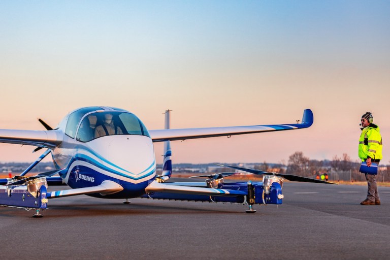 Forget self-driving cars; Boeing just tested a self-flying taxi