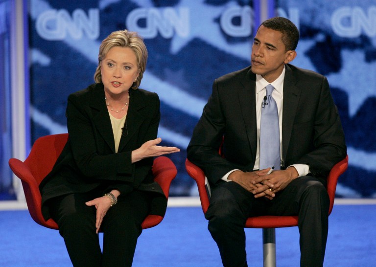 Eventually, this unusual presidential election cycle will turn to issues, including THE ISSUE: Does America really want four more years of progressivism on steroids? (AP Photo)