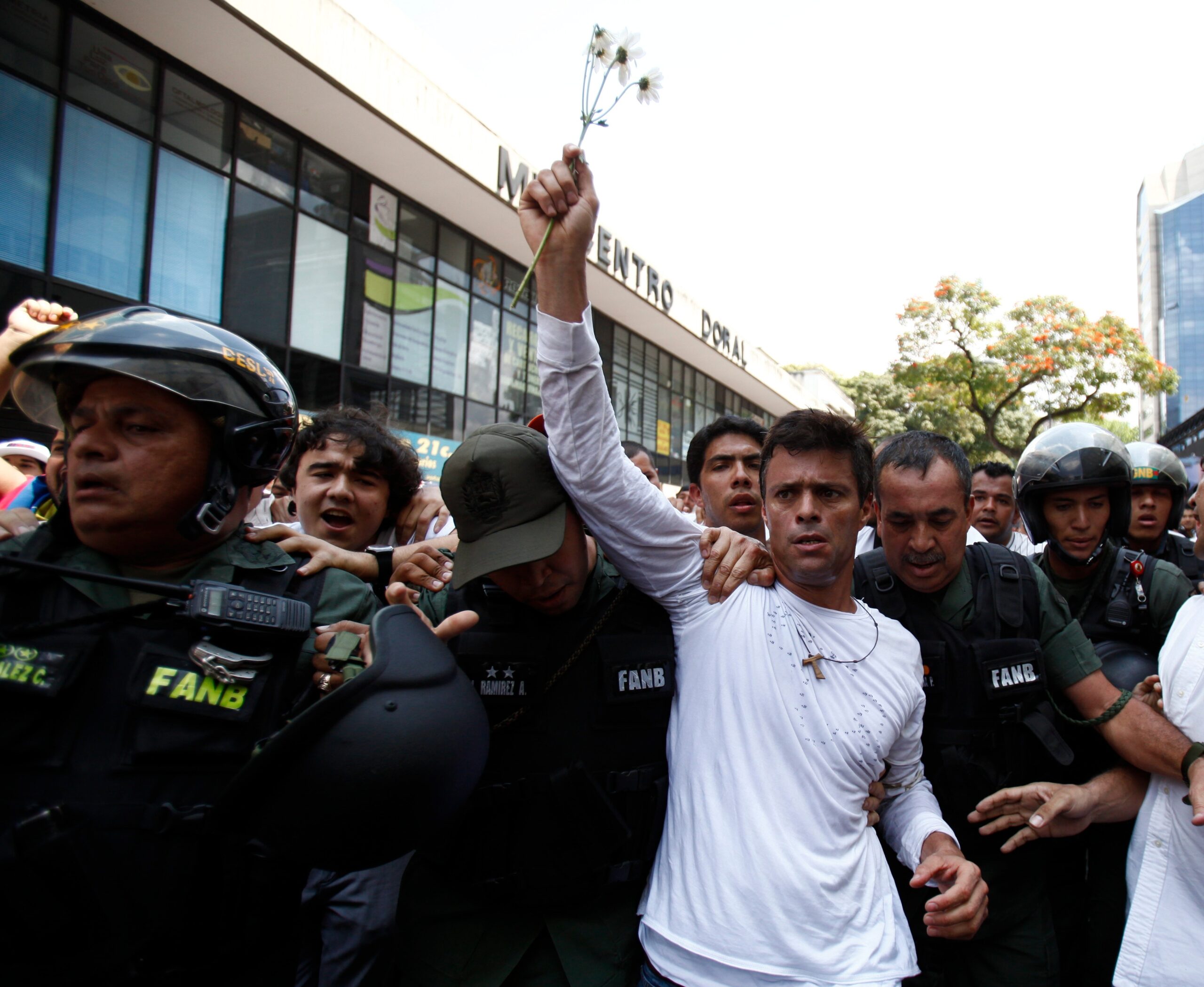 Venezuela opposition leader jailed over protests