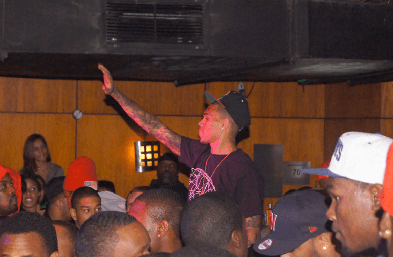 Sightings: Chris Brown shows up at Wall’s final 21st