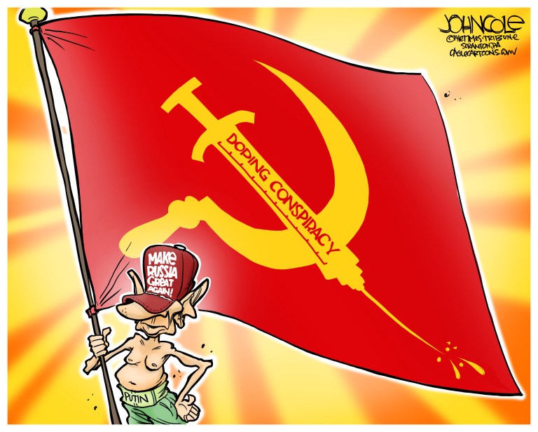 Editorial cartoon: Make Russia great again