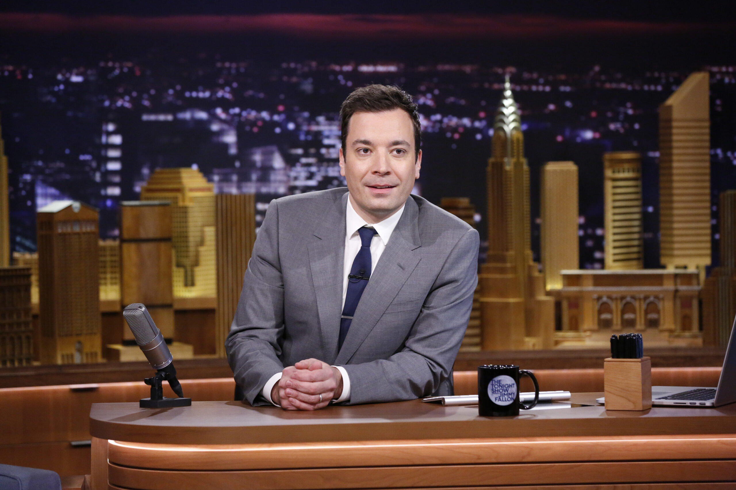 Jimmy Fallon, Ariana Grande, and Megan Thee Stallion sing about a ‘masked’ Christmas