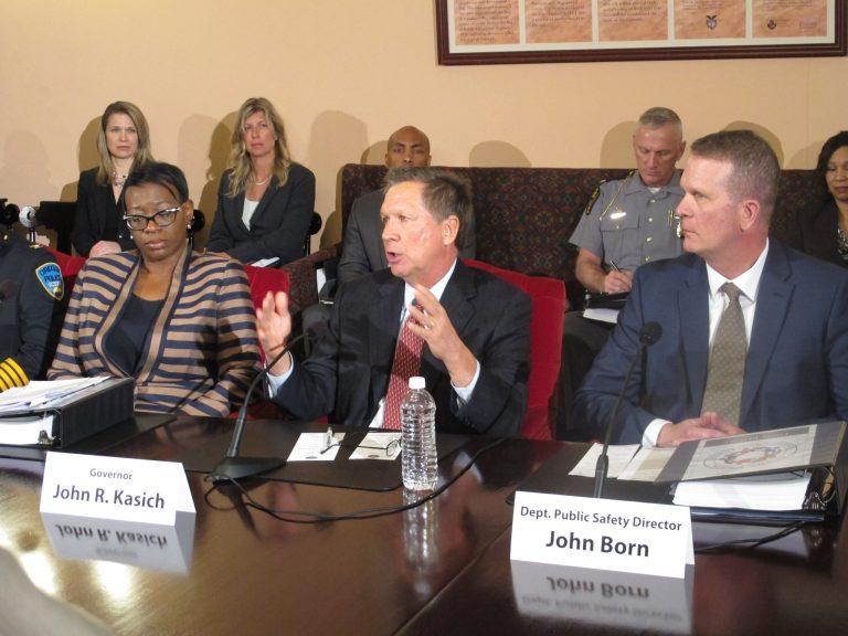 Ohio Gov. John Kasich moved swiftly with the plan after a Wednesday meeting with his Ohio Task Force on Community-Police Relations. (AP Photo)